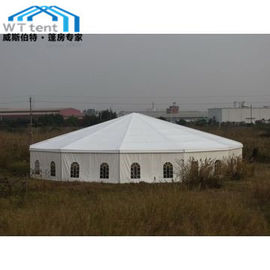 Commerciële Multi Opgeruimde Tent/Openlucht Hexagonale Markttent met Glasmuren
